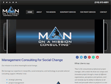 Tablet Screenshot of manonamission.biz